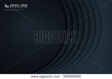 Abstract Gradient Blue Tech Template Modern Design Background. Illustration Vector Eps10