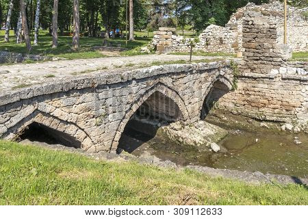 Pirot, Serbia - June 15, 2019: Park Around Of Historical Pirot Fortress, Southern And Eastern Serbia