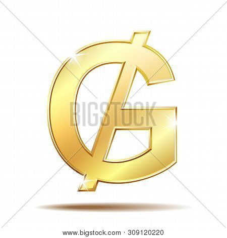 Paraguayan Guarani Currency Symbol, Gold Money Sign