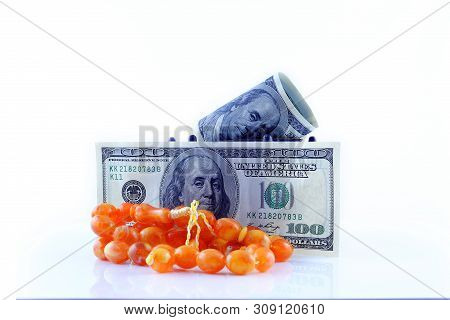 Close Up Currency Of The United States Of America