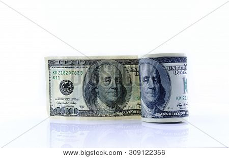 Close Up Currency Of The United States Of America