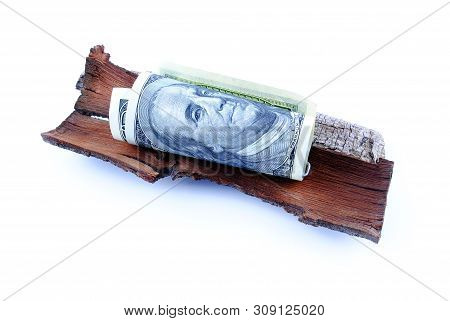 Close Up Currency Of The United States Of America