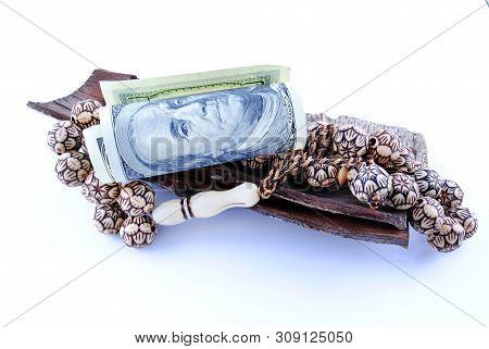 Close Up Currency Of The United States Of America