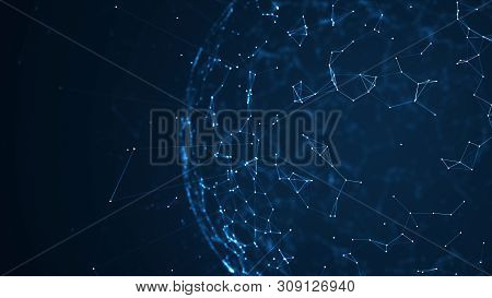Big Data Network And Iot Concept.