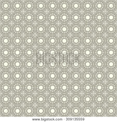 Seamless Traditional Geometric Pattern. Color Background With Ornament . Abstract Illustration, Hand