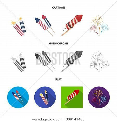 Vector Design Of Festival And Summer Icon. Collection Of Festival And Holiday Vector Icon For Stock.
