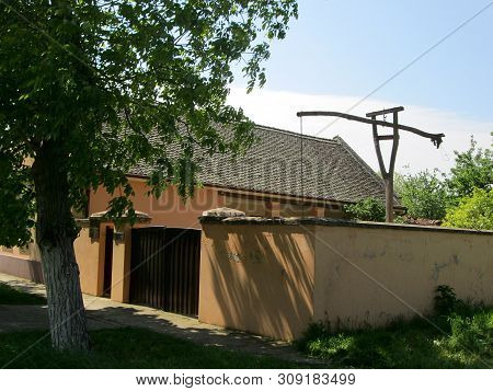 Idvor, Serbia - May 02, 2019: Birth House Of Mihajlo Pupin, Idvor