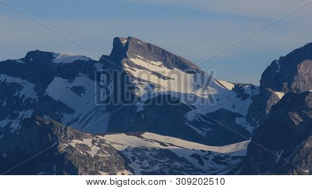 Wendenstoecke, Mountain Range Seen From Mount Stanserhorn, Switzerland.