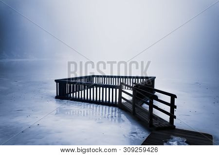 In The Fog On The Frozen Lake.