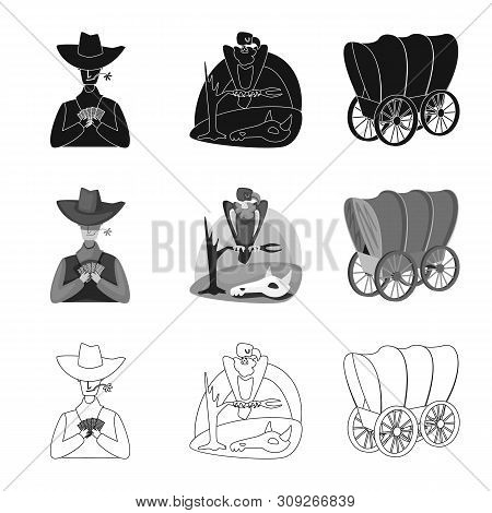 Vector Illustration Of Texas And History Symbol. Collection Of Texas And Culture Stock Vector Illust