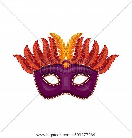 Vector Illustration Of Carnival And Theatrical Sign. Set Of Carnival And Mystery Stock Vector Illust