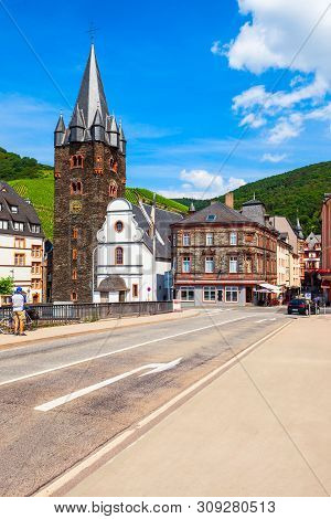 Traditional Houses In Bernkastel Kues On The Moselle, Germany