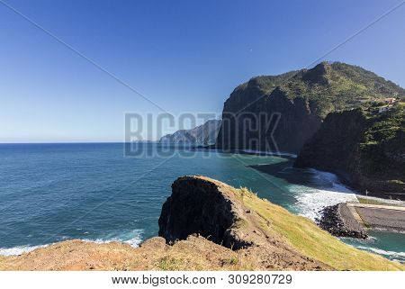 Views From Miradouro Do Guindaste In Madeira (portugal)