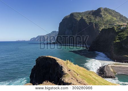 Views From Miradouro Do Guindaste In Madeira (portugal)