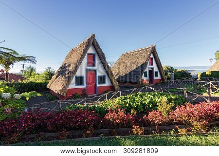 Typical Houses Of Madeira In Santana (portugal)