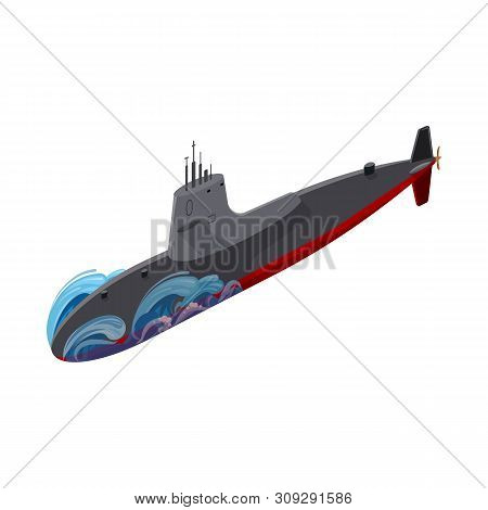Vector Illustration Of Boat And Navy Icon. Set Of Boat And Deep Vector Icon For Stock.