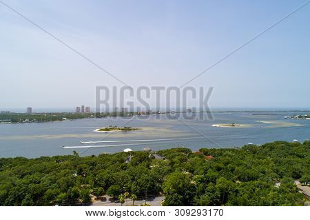 Aerial View Of Perdido Key, Florida And Ono Island, Alabama Beaches