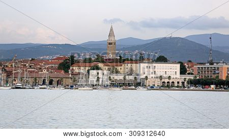Koper Town At Adriatic Sea In Slovenia