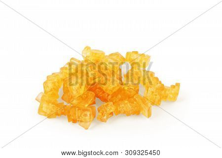 Dry Gelatin On A White Background, For The Kitchen