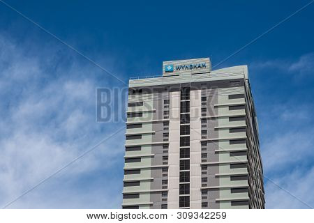 Atlantic City, Nj - 11 June 2019: Timeshares In Wyndham Skyline Tower In Atlantic City On The New Je