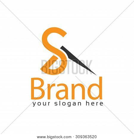 Letter S Stock Logo, House Logo. S Initial., Flat Designs.