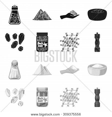 Vector Design Of Cooking And Sea Icon. Set Of Cooking And Baking Vector Icon For Stock.