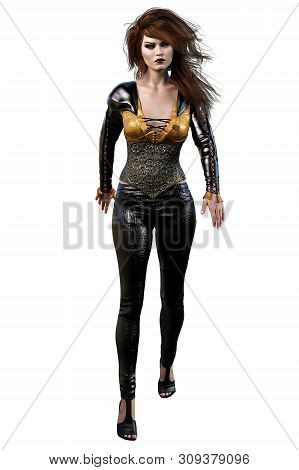 Urban Fantasy Caucasian Woman 3d Rendering 3d Illustration