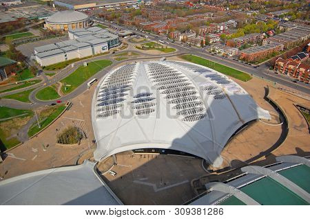 Montreal - May. 4, 2009: Biodome In Montreal Olympic Park, Montreal, Quebec, Canada. Montreal Olympi