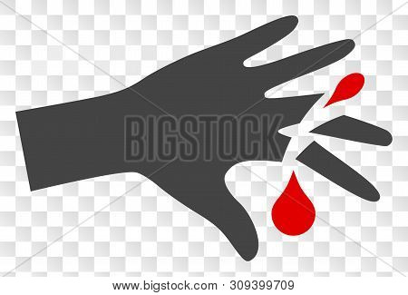 Hand Wound Eps Vector Icon. Illustration Contains Flat Hand Wound Iconic Symbol On A Chess Transpare