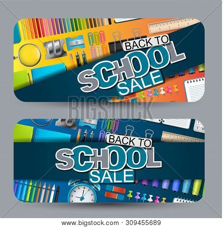 Back School Sale Vector Photo Free Trial Bigstock
