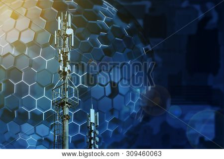 Base Station Network Operator. 5g. 4g, 3g Mobile Technologies.