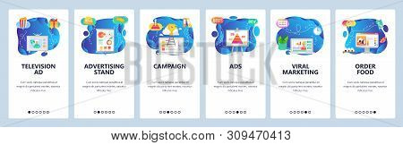Website And Mobile App Onboarding Screens Vector Template