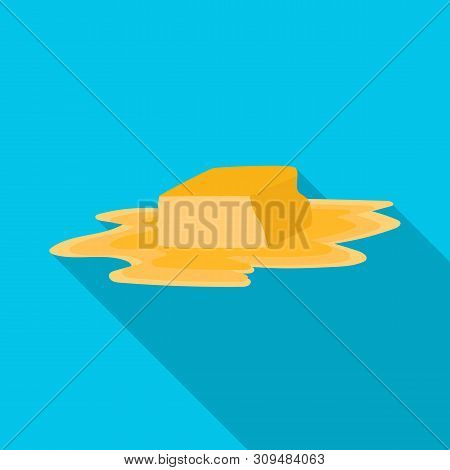 Vector Design Of Butter And Dairy Symbol. Set Of Butter And Fasty Stock Symbol For Web.