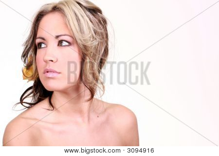 Blonďatá Model