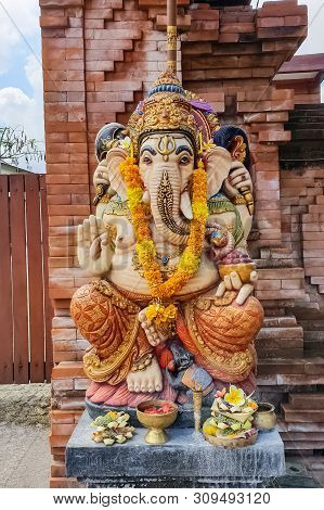 Statue Of Ganesha In Ubud, Bali, Indonesia