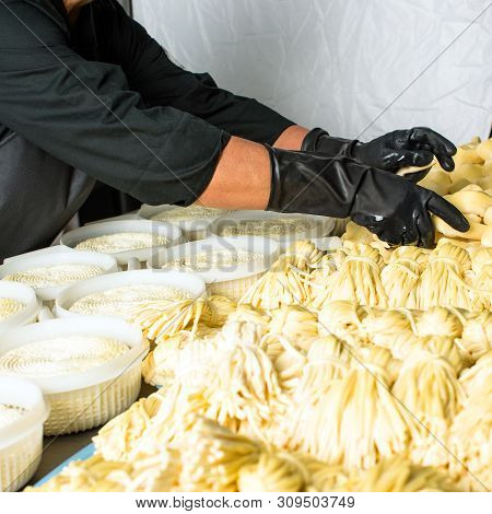 Cheese Production, Chechil Cheese, Dairy Product, Factory