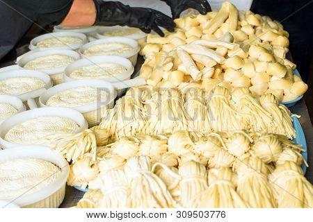 Cheese Production, Chechil Cheese, Dairy Product, Factory