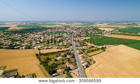 Aerial Photo Of Sainte Gemme La Plaine In Vendee
