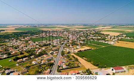 Aerial Photo Of Sainte Gemme La Plaine In Vendee
