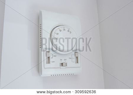 The Indicator Of The Climate Control Of The Old Generation In An Office Building With A Control Pane