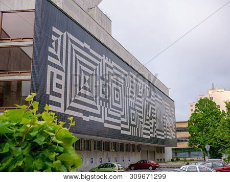 Gyor, Hungary 05 13 2019 : National Theater Gyor, The Main Theater In Gyor