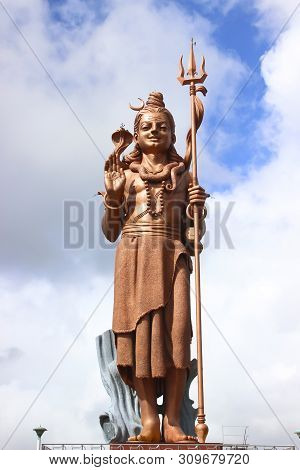 Statue Of Mangal Mahadev, Savanne District Of Mauritius.
