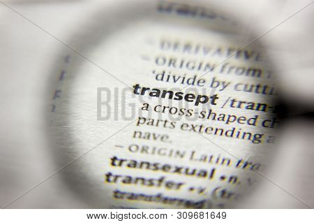 The Word Or Phrase Transept In A Dictionary