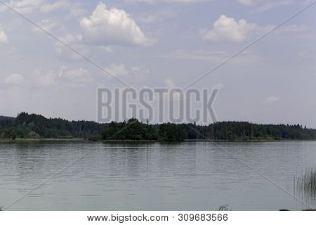 The Ostersee In Bavaria, Southern Germany.