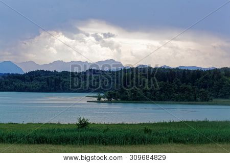 The Ostersee In Bavaria, Southern Germany.