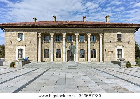 Kovachevtsy, Bulgaria - October 9, 2016: House Museum And Monument Of Communist Leader Georgi Dimitr