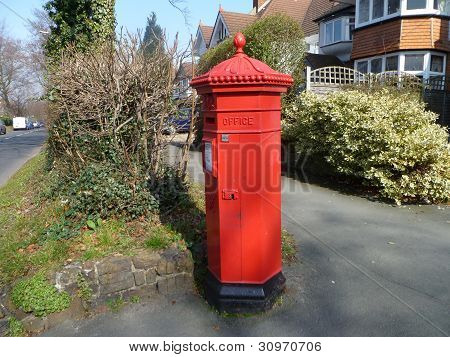 Old style Victorian post box,