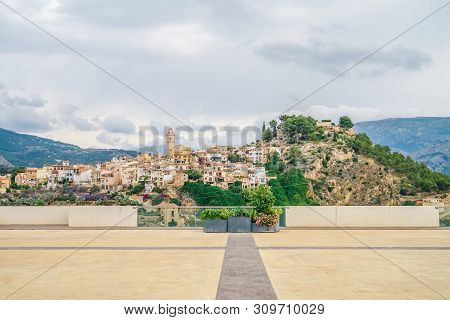 Small Mountain Village Polop De La Marina, Spain