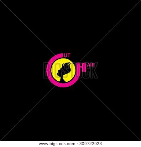 Hair Cut Logo. Barbershop Logo. Barber Logo. Modern Design