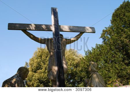 Krucifix na kostel sv. Arundel. West Sussex. Anglie